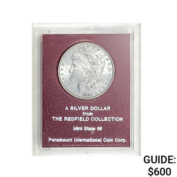 1889 Morgan Silver Dollar REDFIELD MS65