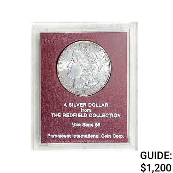 1891-S Morgan Silver Dollar REDFIELD MS65