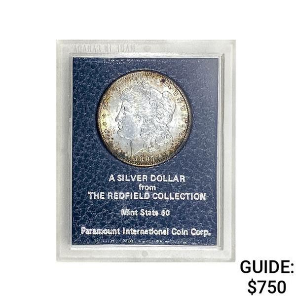 1897-S Morgan Silver Dollar REDFIELD MS60