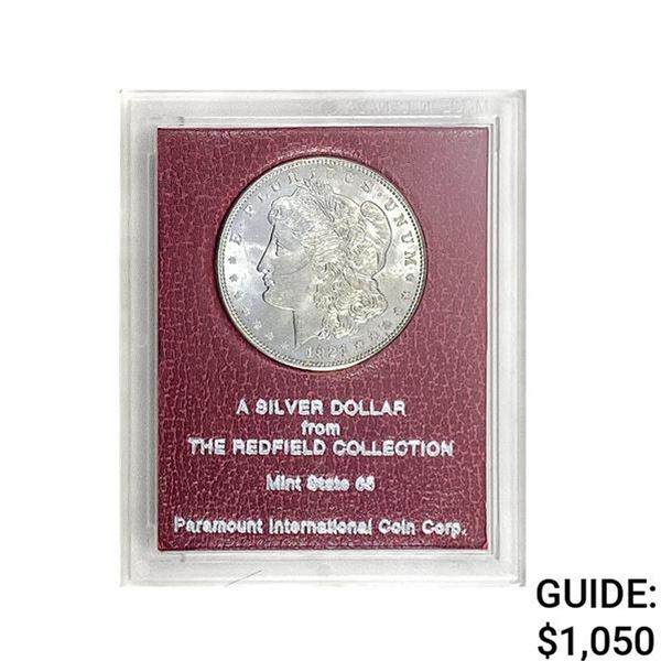 1921-D Morgan Silver Dollar REDFIELD MS65