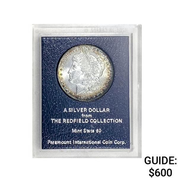 1880-S Morgan Silver Dollar REDFIELD MS60