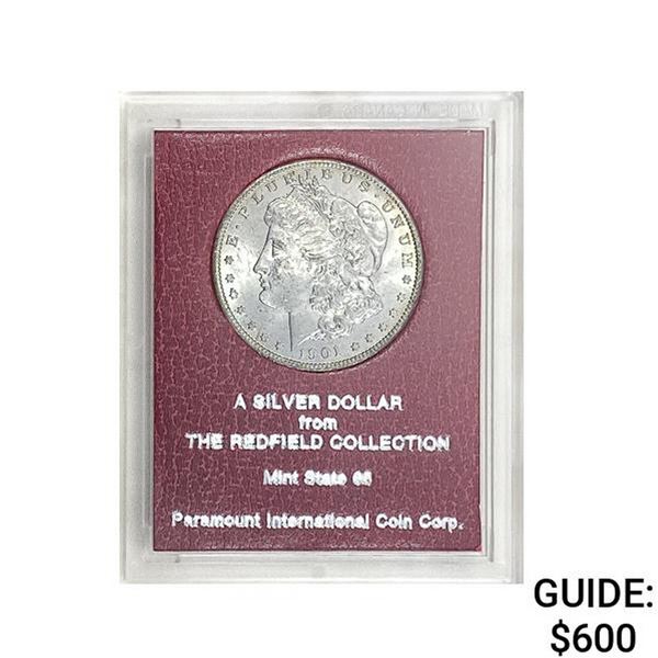 1901-O Morgan Silver Dollar REDFIELD MS65