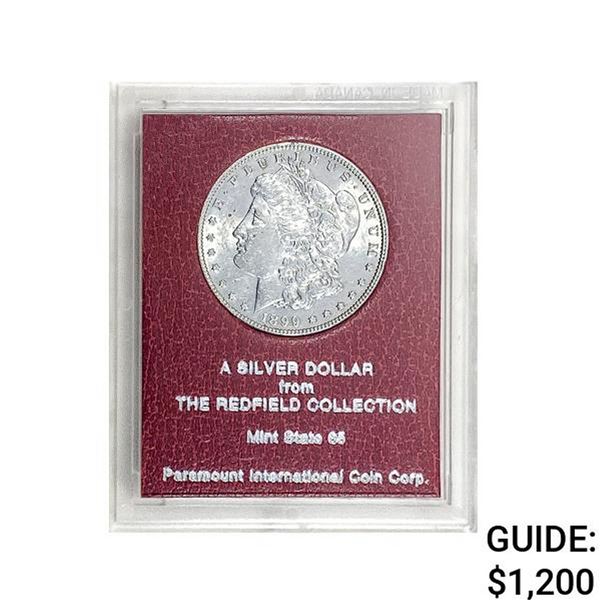 1899 Morgan Silver Dollar REDFIELD MS65