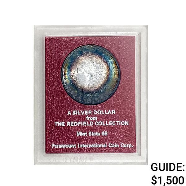 1889 Morgan Silver Dollar REDFIELD MS65