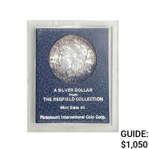 1890-S Morgan Silver Dollar REDFIELD MS60