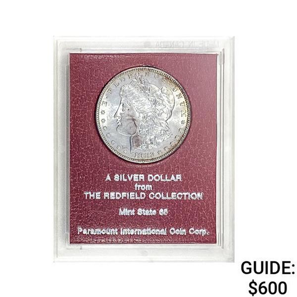 1882-S Morgan Silver Dollar REDFIELD MS65