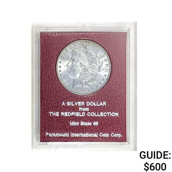 1898 Morgan Silver Dollar REDFIELD MS65