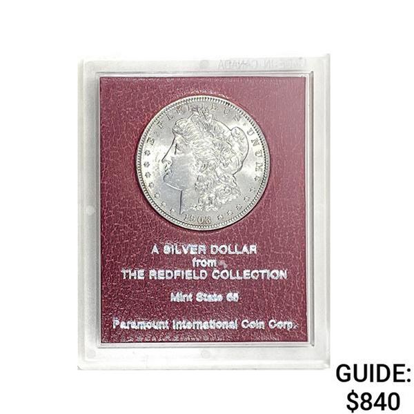 1903 Morgan Silver Dollar REDFIELD MS65
