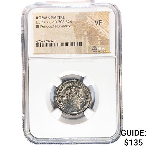 Roman Licinius I, AD 308-324 BI Reduced Nummus