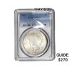 Image 1 : 1922 Silver Peace Dollar PCGS MS65