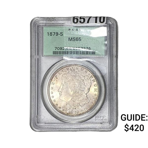 1879-S Morgan Silver Dollar PCGS MS65
