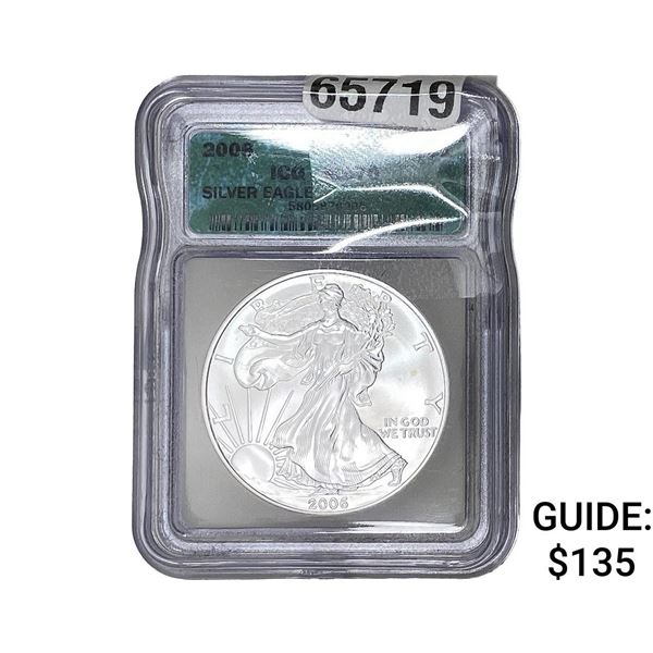 2006 Silver Eagle ICG MS70