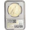 Image 2 : 1924 Silver Peace Dollar NGC MS63