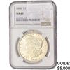 Image 1 : 1869 Morgan Silver Dollar NGC MS62