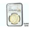Image 1 : 1926 Silver Peace Dollar NGC MS62