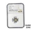 Image 1 : 1848 Seated Liberty Half Dime NGC VF35