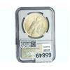Image 2 : 1923 Silver Peace Dollar NGC MS64