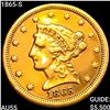 Image 1 : 1865-S $2.50 Gold Quarter Eagle HIGH GRADE