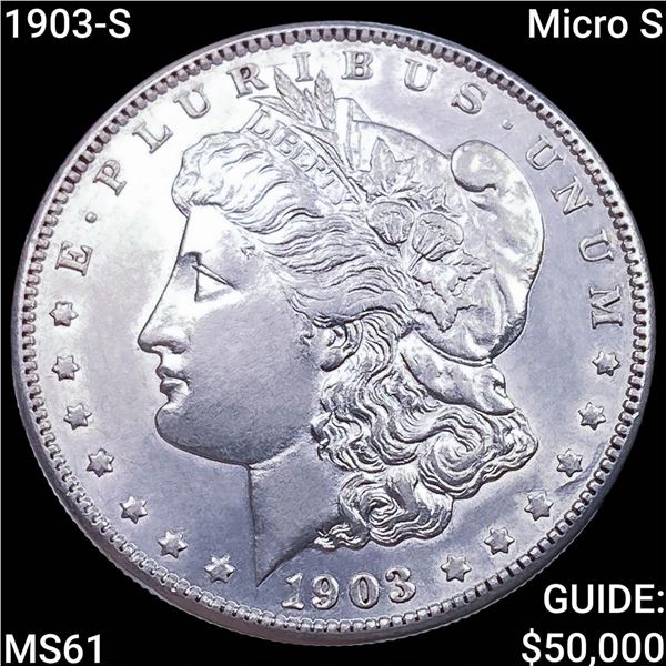 1903-S Micro S Morgan Silver Dollar UNCIRCULATED