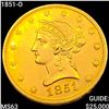 Image 1 : 1851-O $10 Gold Eagle CHOICE BU