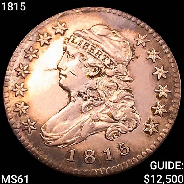 1815 Capped Bust Quarter UNCIRCULATED