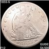 Image 1 : 1855-S Seated Liberty Half Dollar NICELY CIRCULATED