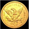 Image 2 : 1847-O $2.50 Gold Quarter Eagle CHOICE BU