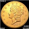 Image 1 : 1858-S $20 Gold Double Eagle UNCIRCULATED