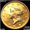 Image 1 : 1851-C Rare Gold Dollar HIGH GRADE