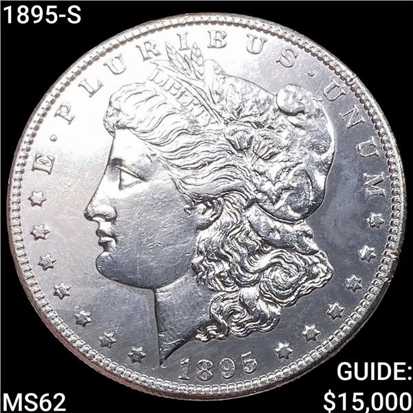 1895-S Morgan Silver Dollar UNCIRCULATED