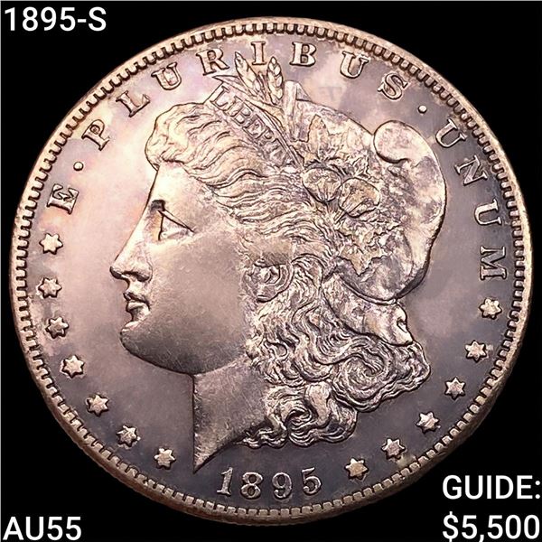 1895-S Morgan Silver Dollar HIGH GRADE