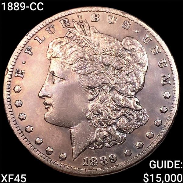 1889-CC Morgan Silver Dollar NEARLY UNCIRCULATED