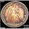 Image 1 : 1850 Seated Liberty Dime CHOICE BU