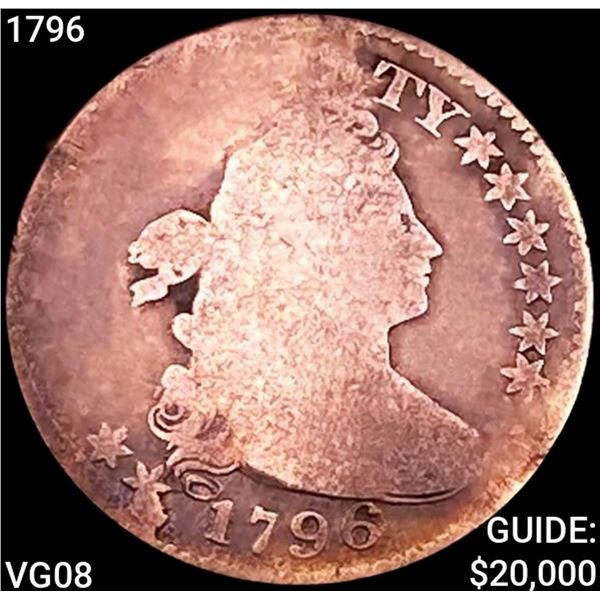 1796 Draped Bust Dime NICELY CIRCULATED