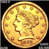 Image 1 : 1862-S $2.50 Gold Quarter Eagle CHOICE AU