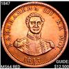 Image 1 : 1847 Kingdom of Hawaii Cent CHOICE BU RD