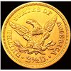 Image 2 : 1861 $2.50 Gold Quarter Eagle CHOICE BU