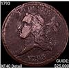 Image 1 : 1793 Flowing Hair Half Cent NEARLY UNCIRCULATED