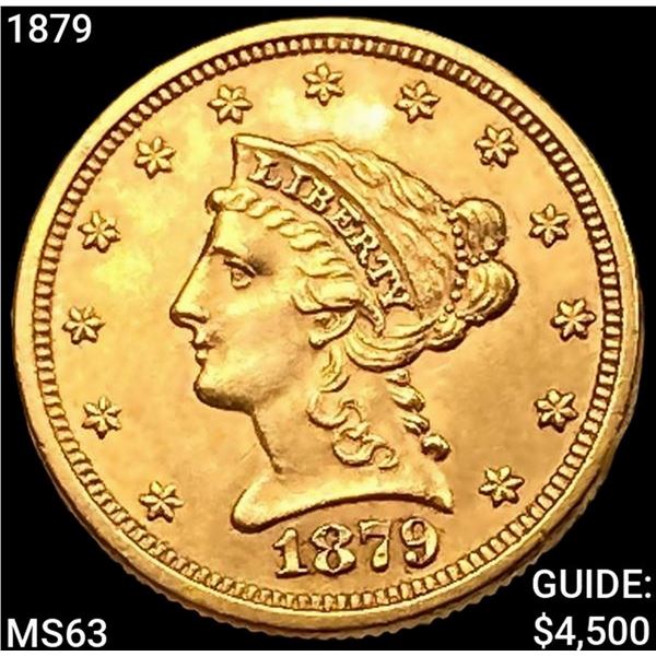 1879 $2.50 Gold Quarter Eagle CHOICE BU