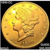 Image 1 : 1890-CC $20 Gold Double Eagle CHOICE BU