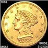 Image 1 : 1868 $2.50 Gold Quarter Eagle CHOICE BU