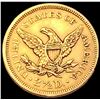 Image 2 : 1853 $2.50 Gold Quarter Eagle CHOICE AU