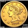 Image 1 : 1845-O $5 Gold Half Eagle CHOICE AU