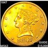 Image 1 : 1847 $10 Gold Eagle CHOICE BU
