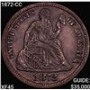 Image 1 : 1872-CC Seated Liberty Dime NEARLY UNCIRCULATED