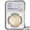 Image 1 : 1888 Morgan Silver Dollar NGC MS62