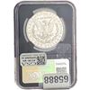 Image 2 : 1887 Morgan Silver Dollar NGC MS64 Orig. Bag Fragment