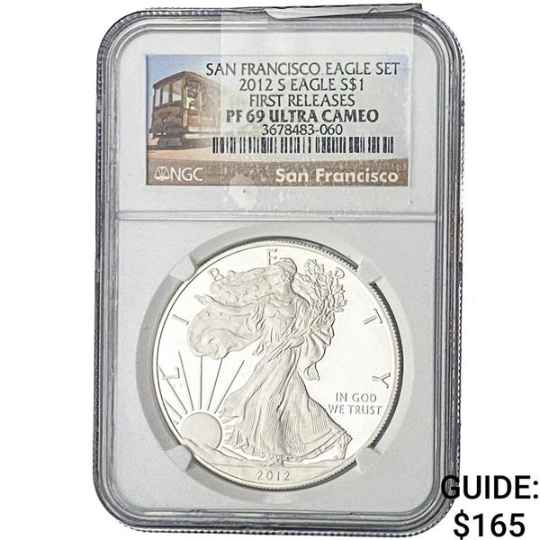 2012-S Silver Eagle NGC PF69 U;TRA CAMEO