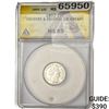 Image 1 : 1892 Barber Dime ANACS MS63