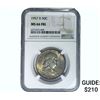 Image 1 : 1957-D Franklin Half Dollar NGC MS66 FBL